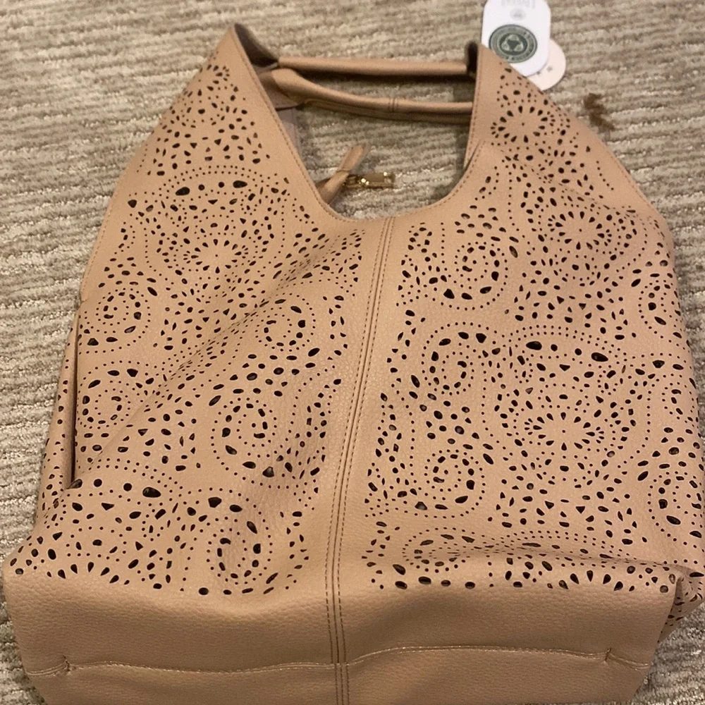Melie Bianco Tan Hobo Bag Farrow
